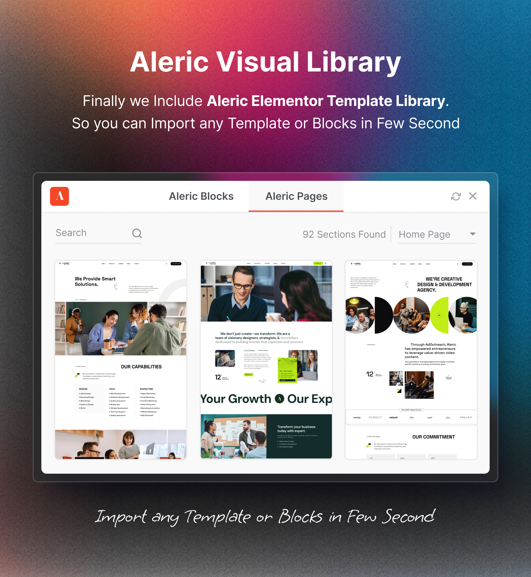 Aleric - Digital Agency and Portfolio WordPress Theme
