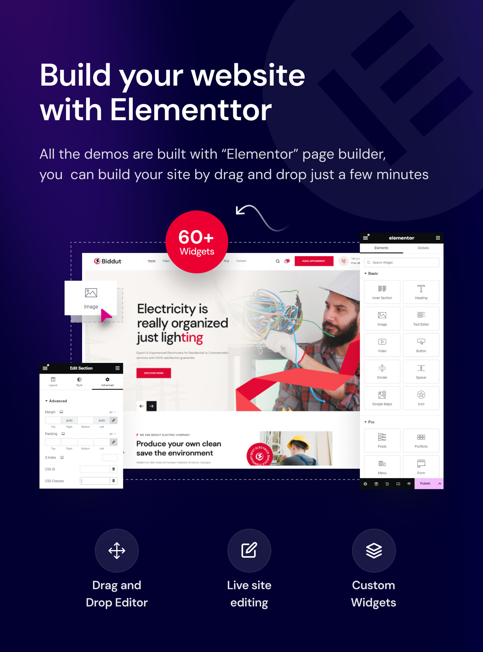 Biddut - Electricity Services WordPress Theme