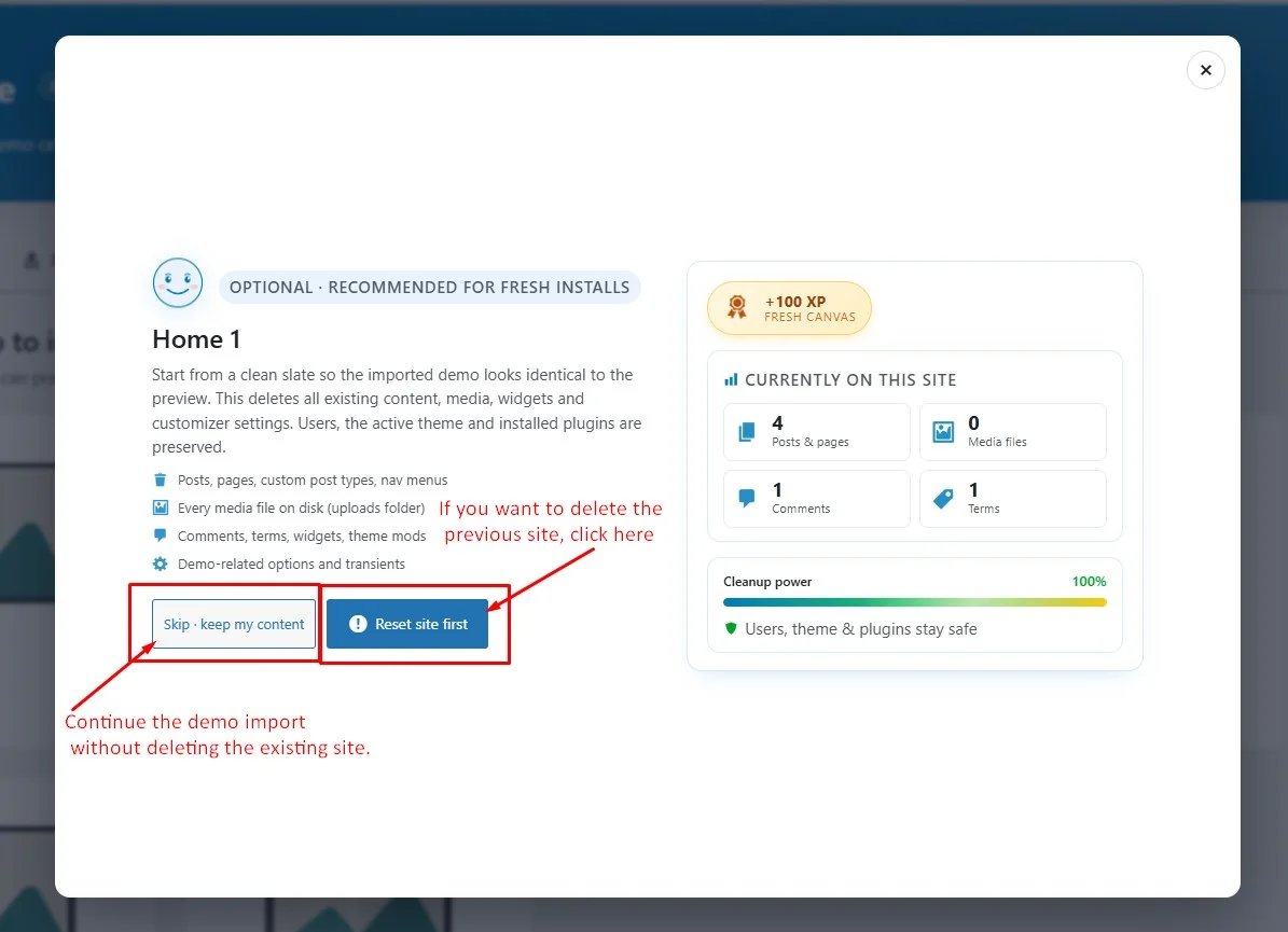 Confirm Import