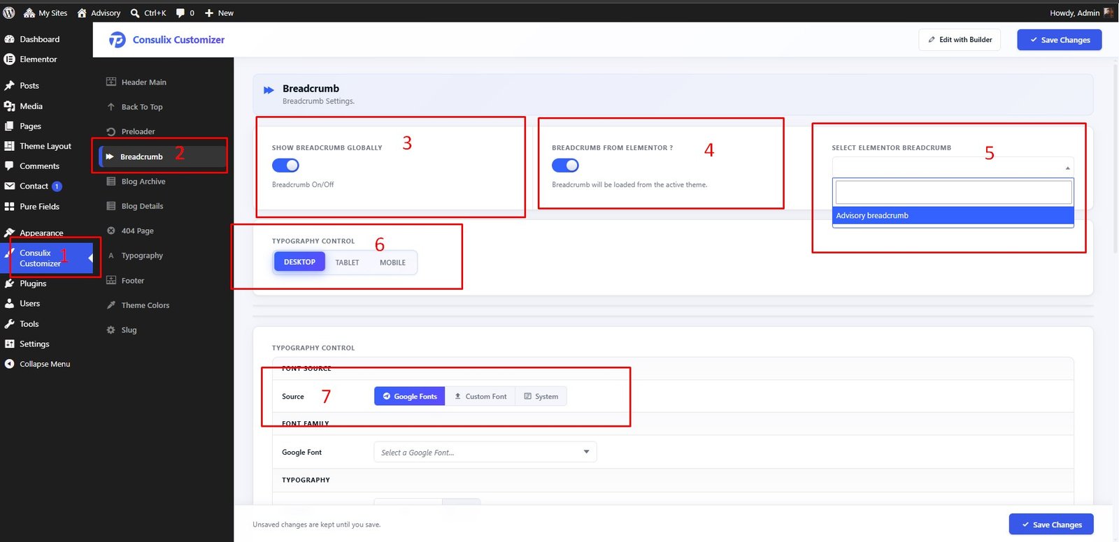 Mega Menu List