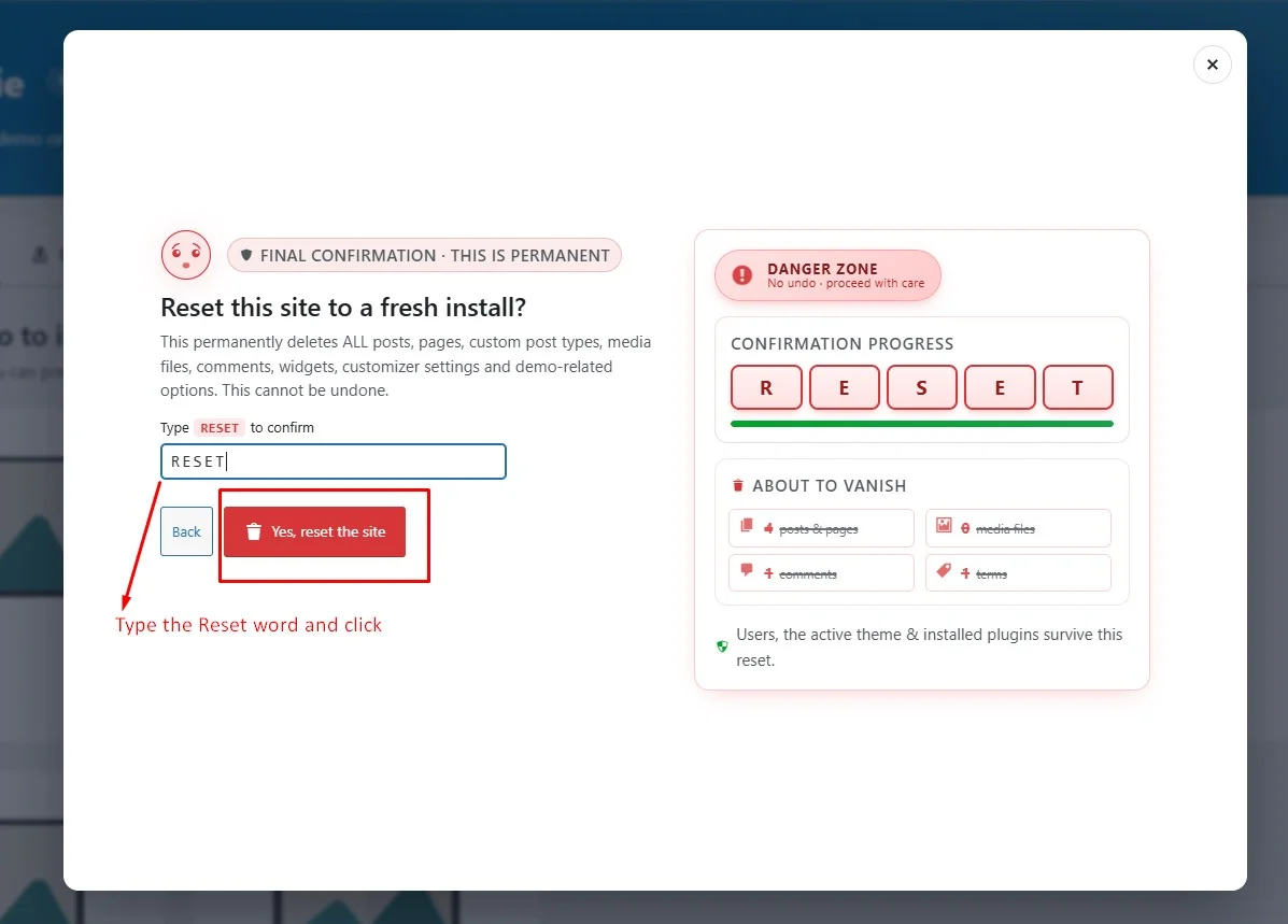 Confirm Import